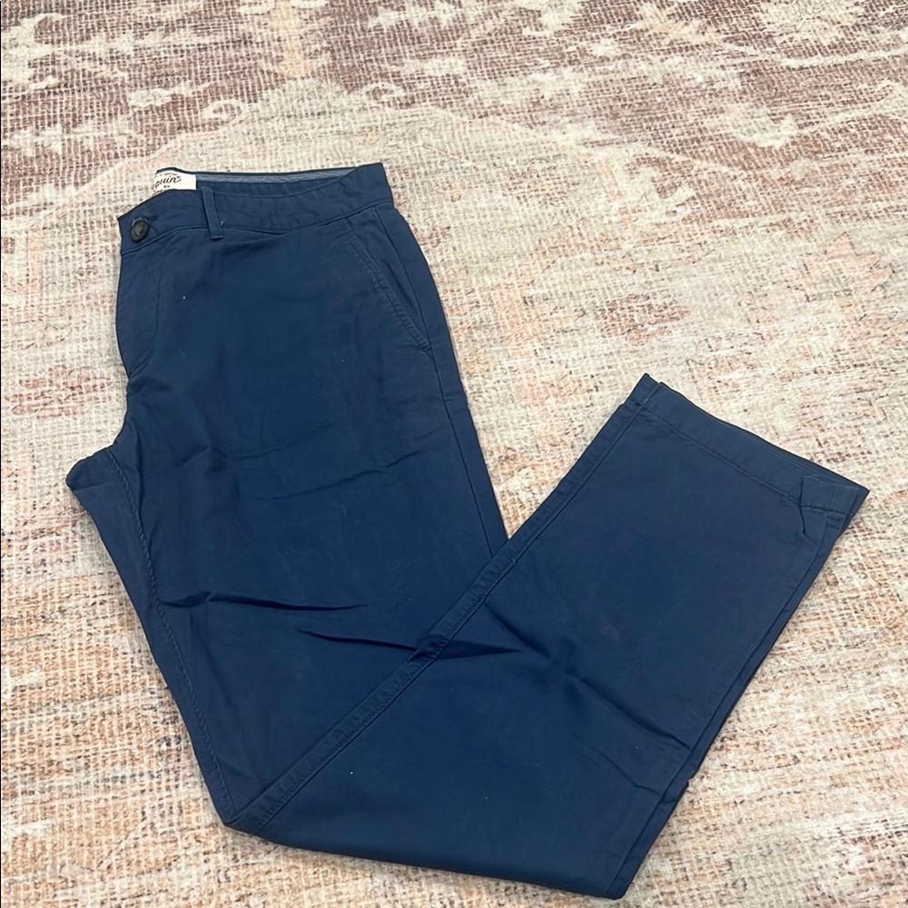 Original Penguin Blue Chinos with Streamlined Silhouette